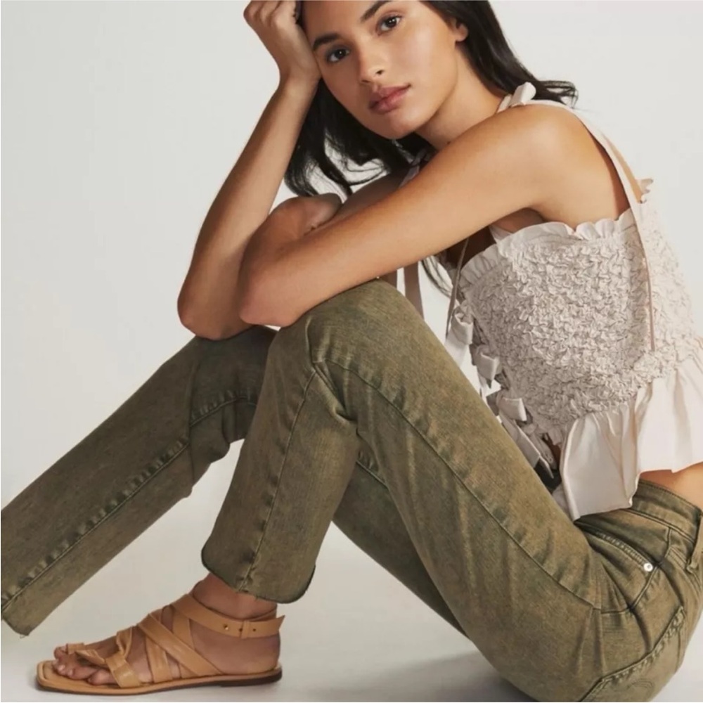 Edwin Bree Fern Acid Wash Jeans Size 31 Retro NWT Anthropologie